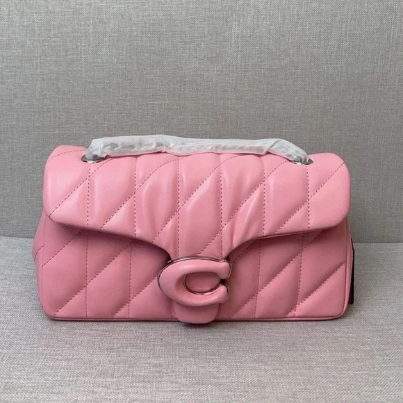 Coach Pink Quilted Crossbody Bag - Picture 2 of 13